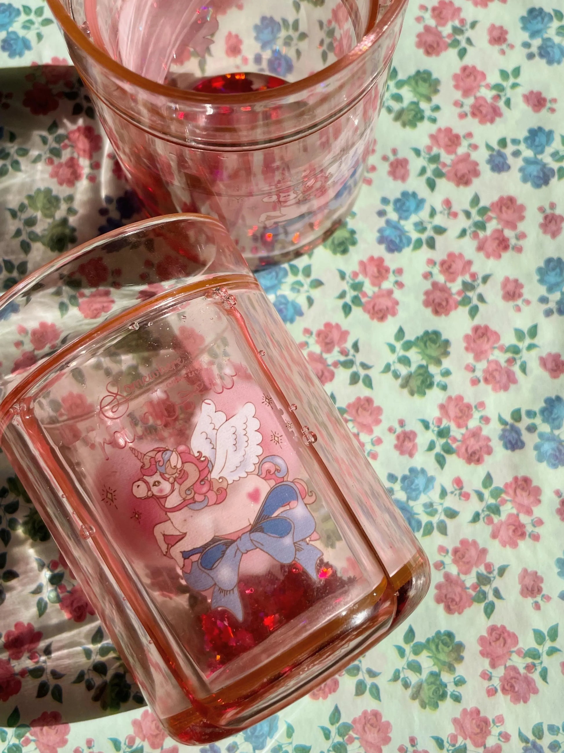 2 pack Glitter cups - Over the Rainbow Konges Slojd