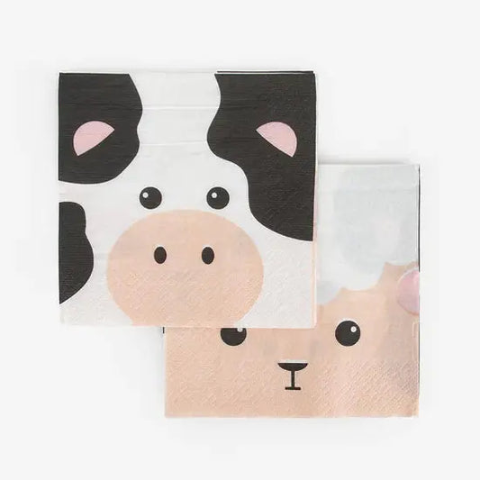 20 napkins - cow & sheep My Little Day