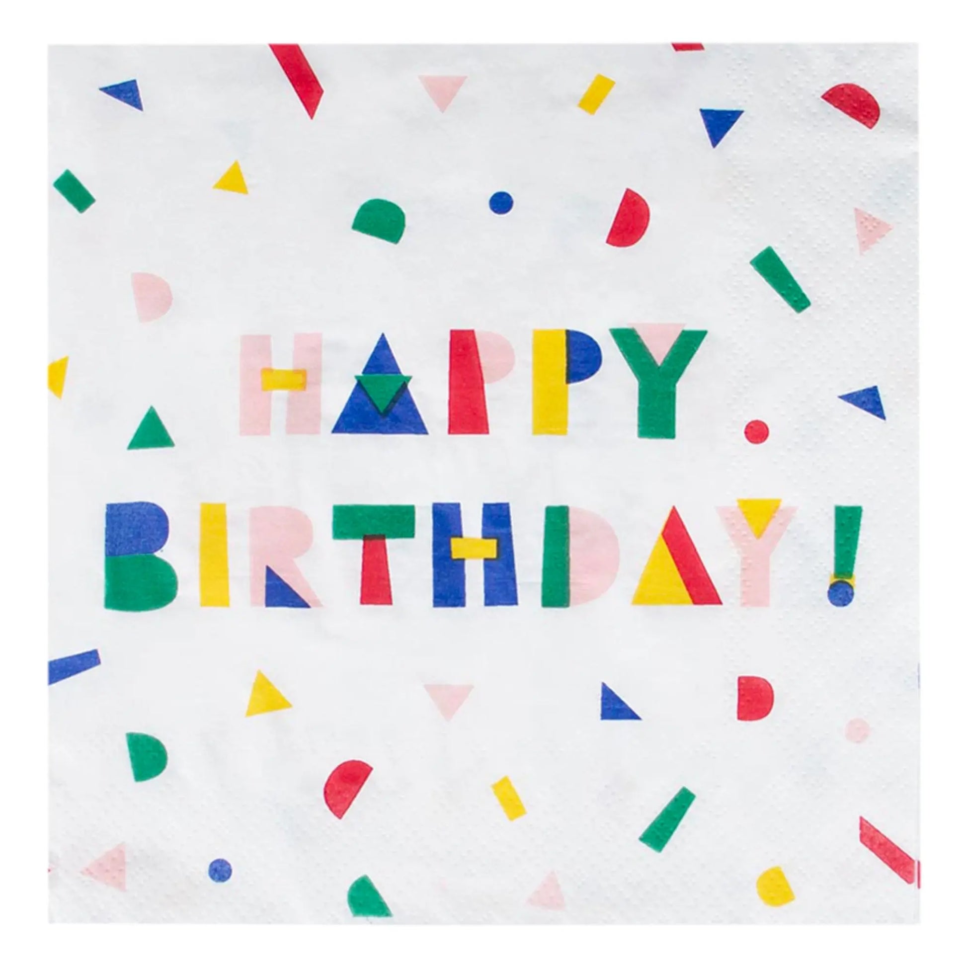 20 napkins - happy birthday My Little Day
