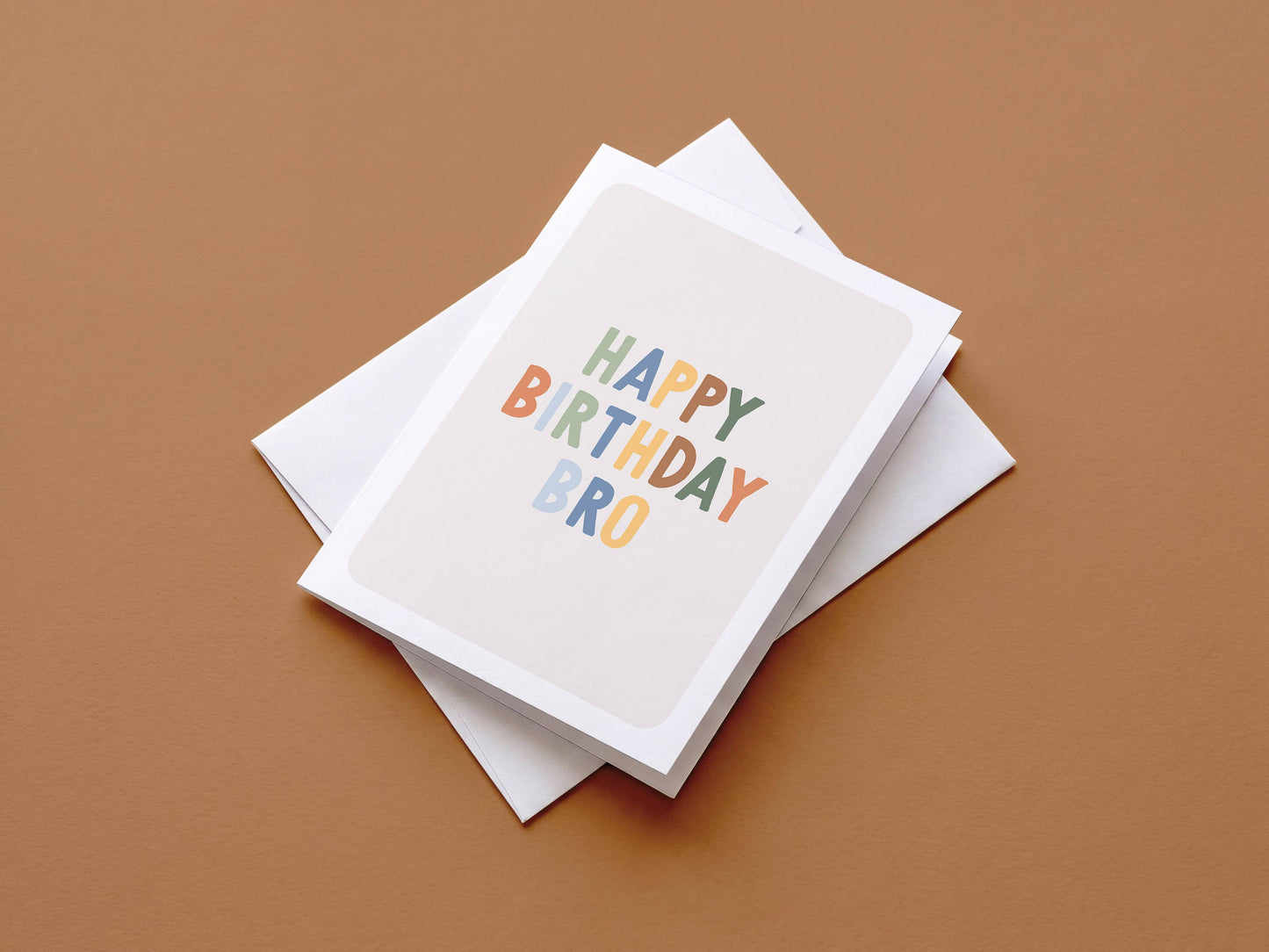 Happy Birthday Bro Greeting Card