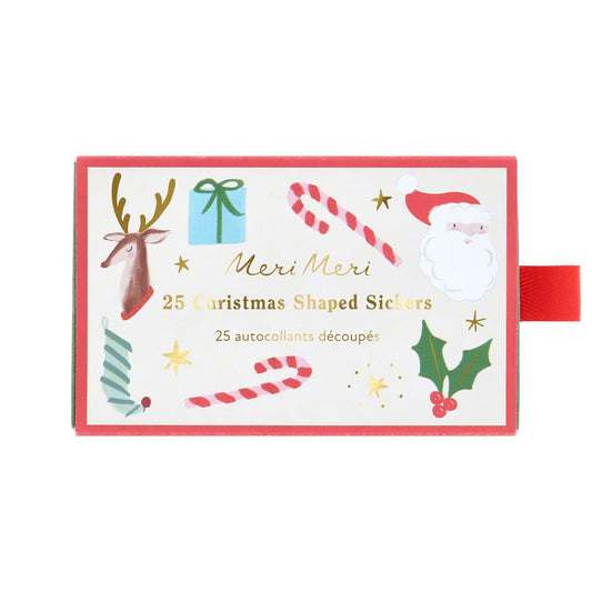 Christmas shaped stickers