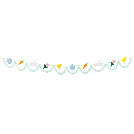 Felt & fringe easter icons garland