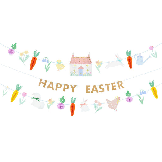 Easter vegetable garden garland set