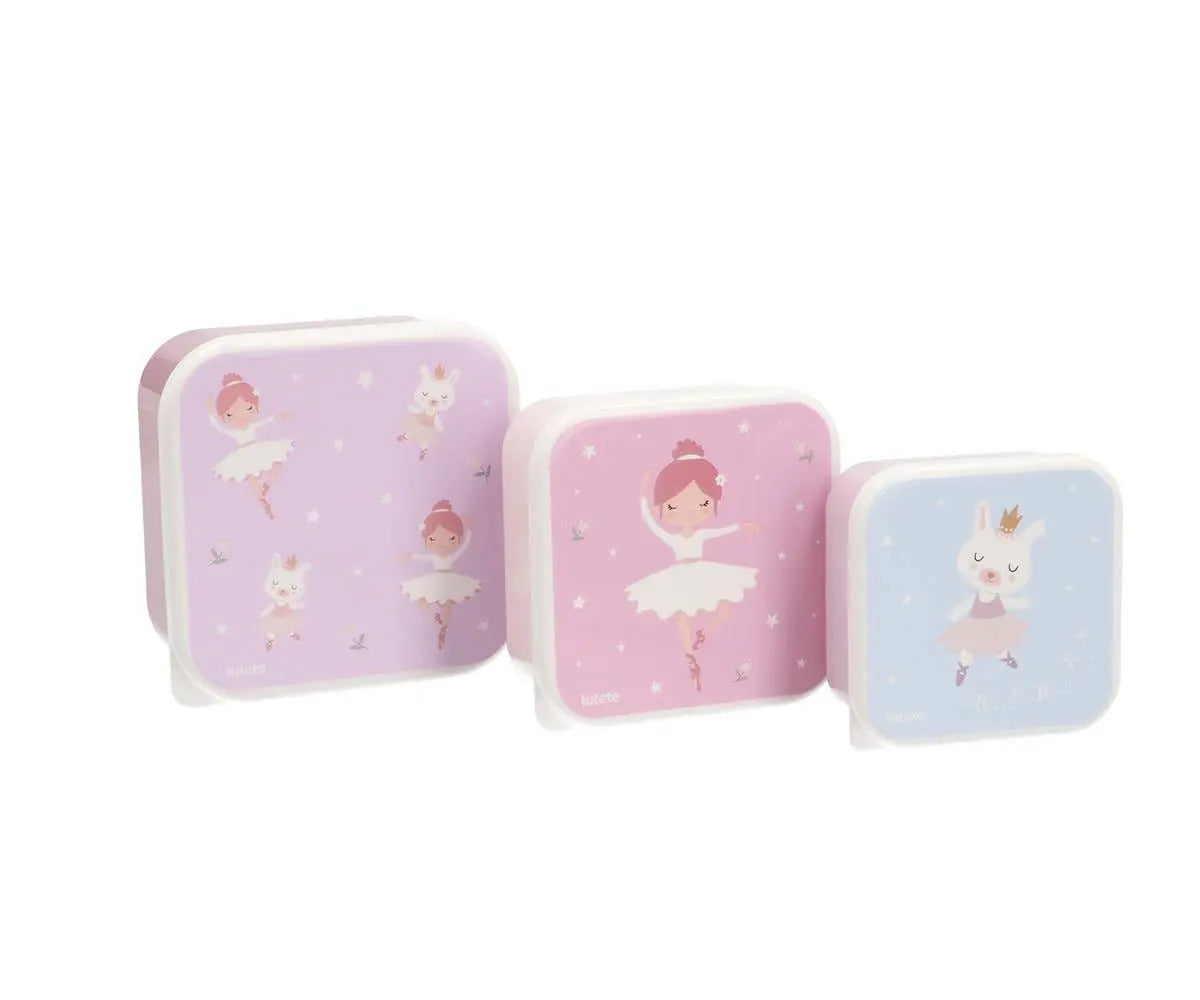3 Ballet Lunch Boxes Tutete