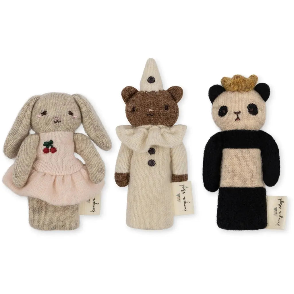 3 Pack Finger Puppets Konges Slojd