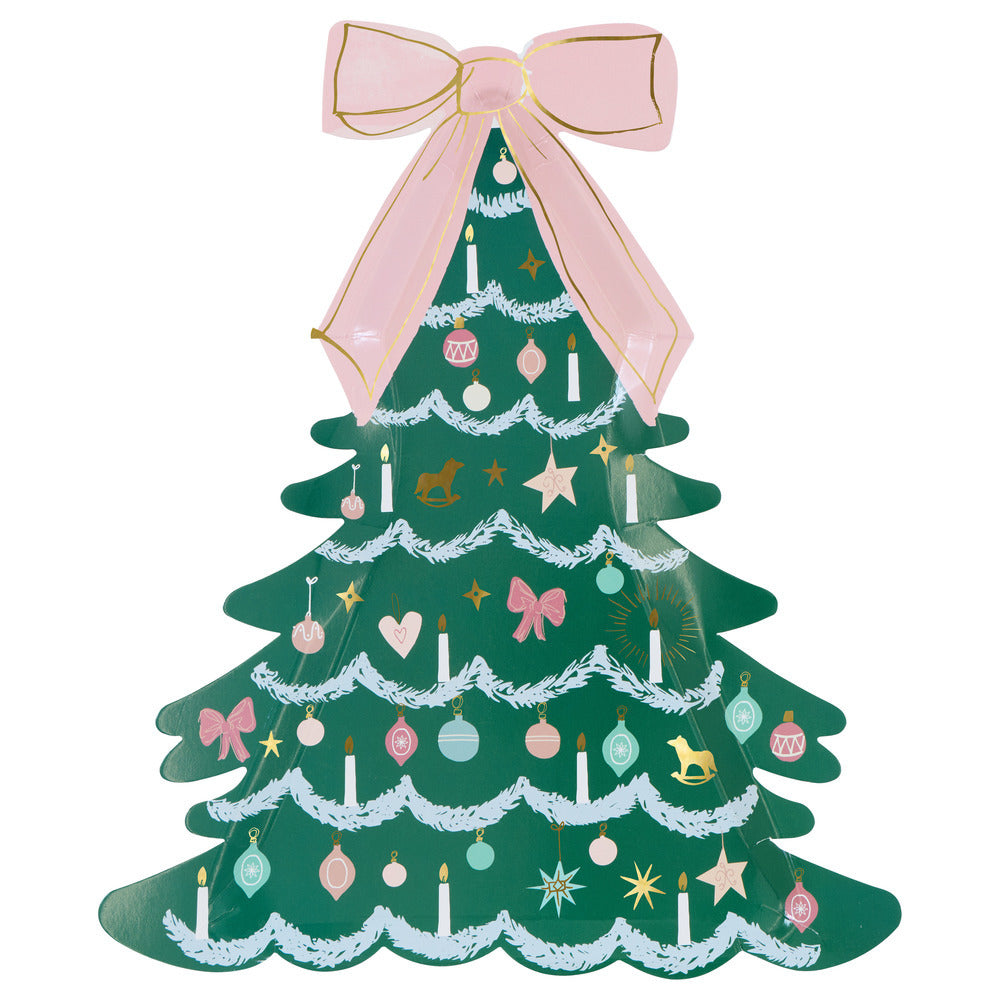 New York City ballet tree shaped plates