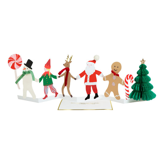 Jolly Christmas concertina card
