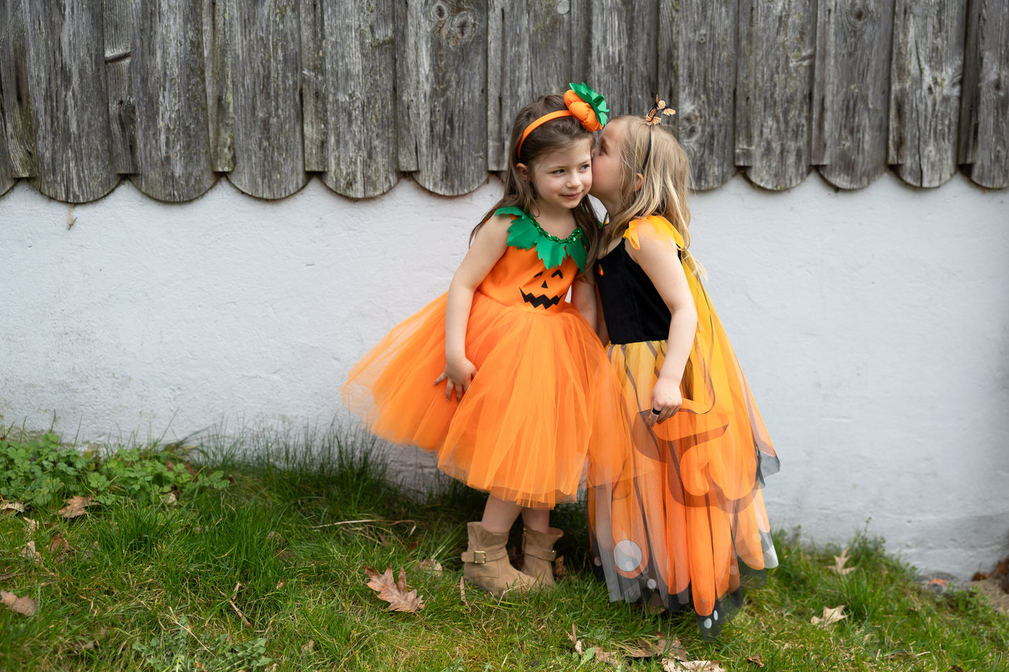 Pumpkin Princess Dress & Headpiece