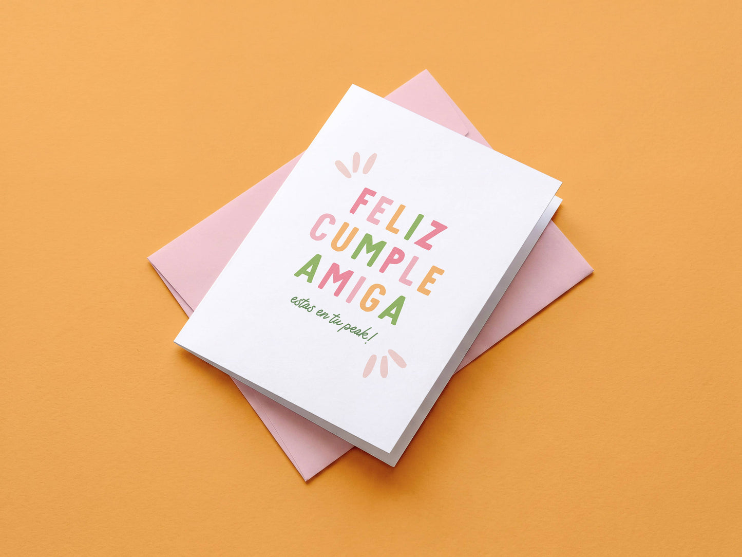 Feliz Cumple Amiga - Spanish Card & Friendship Card
