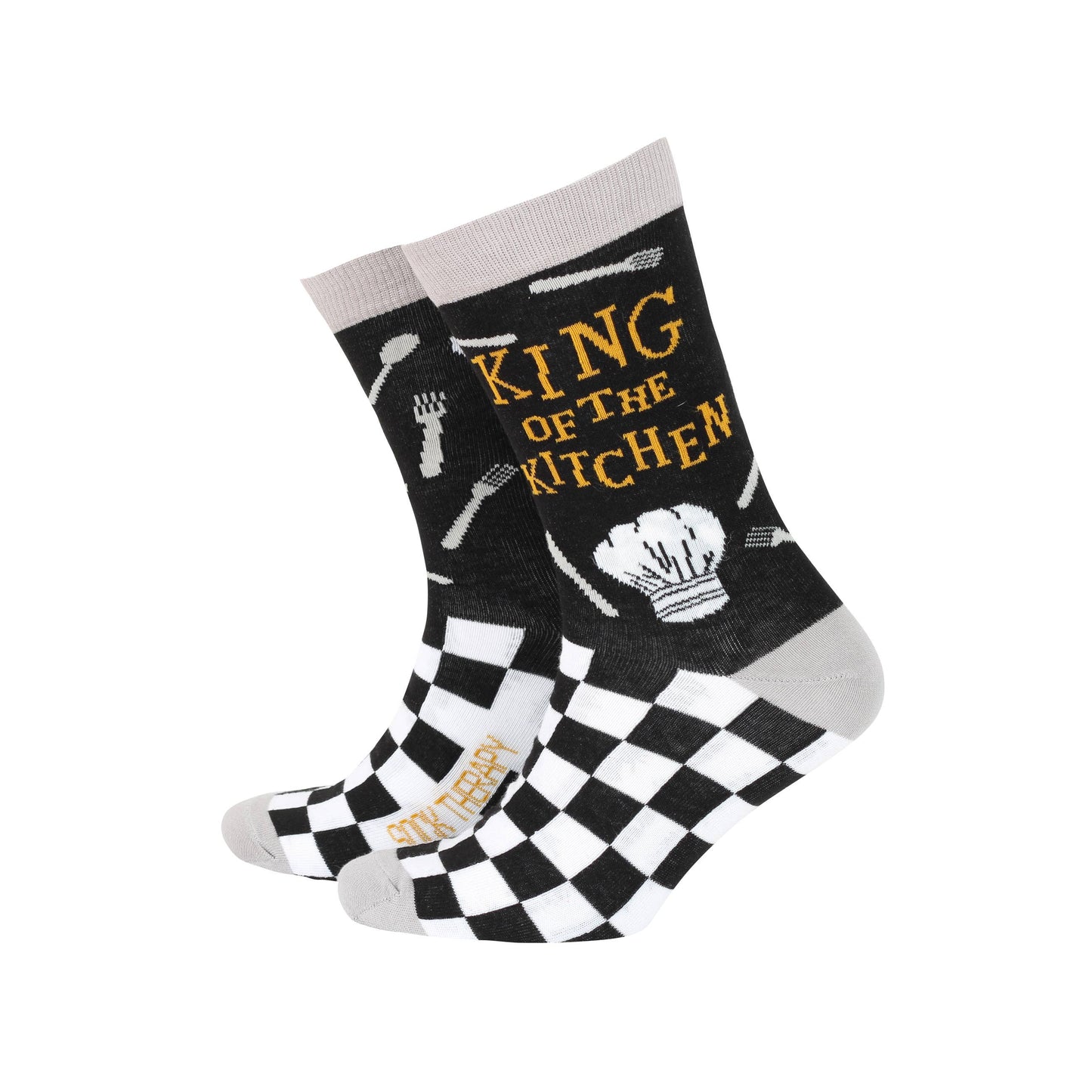 Smiling Faces - King of the Kitchen - Men's Bamboo Socks