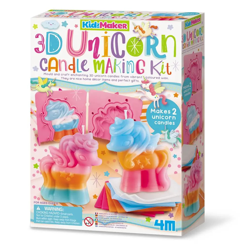3D Unicorn Candle Making Kit Dam