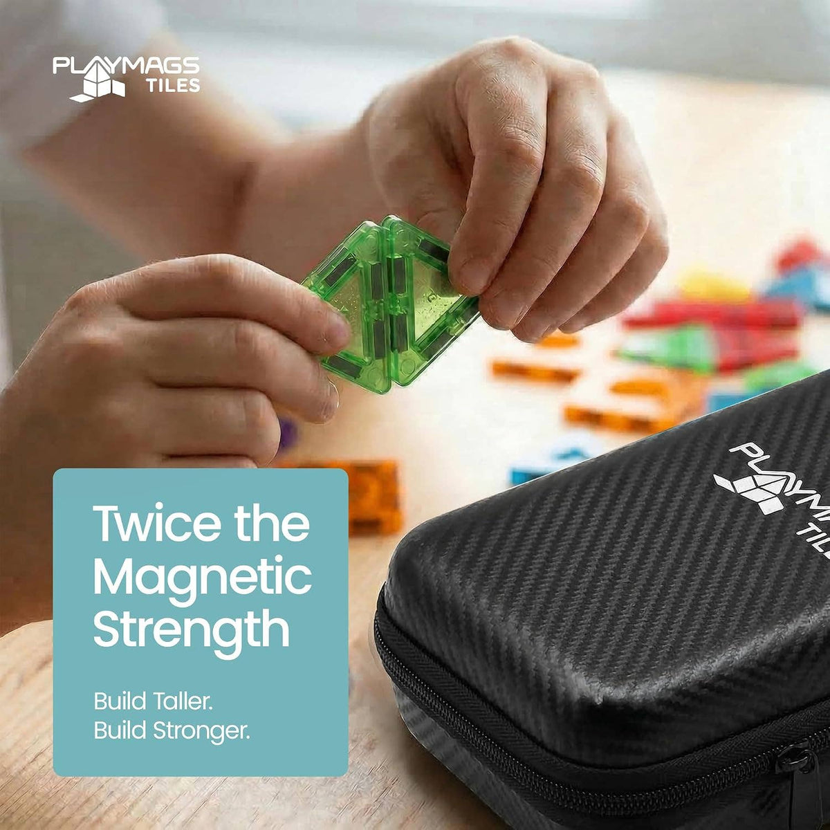 Playmags - Playmags 100 Piece Mini Tiles