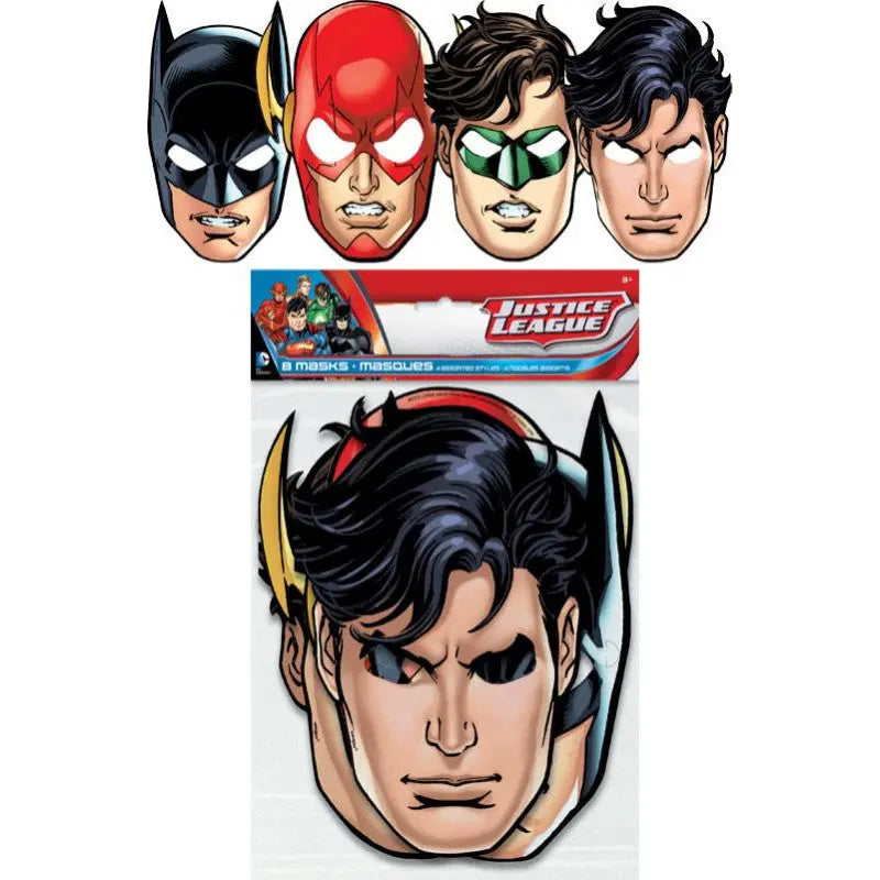 4 masks Justice League Cotillons D Alsace