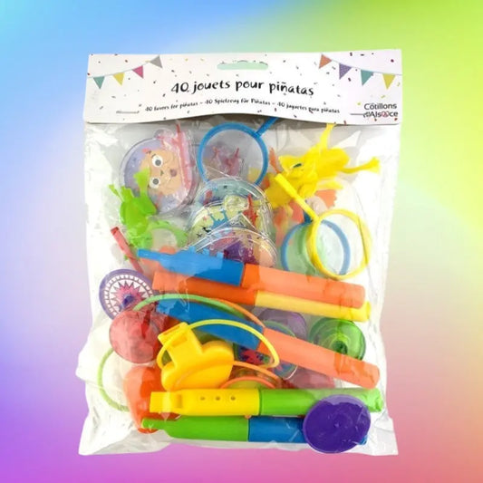 40 party favors for pinata Cotillons D Alsace
