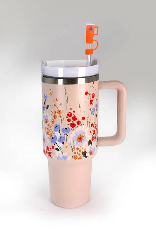 40oz Stainless Steel Tumbler Solid-Flower Pink JOSSLYN by Wall to Wall
