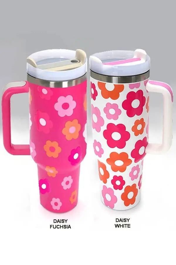40oz Stainless Steel Tumbler Solid-Flower Pink JOSSLYN by Wall to Wall
