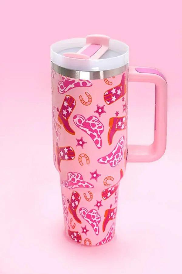 40oz Stainless Steel Tumbler Solid-Flower Pink JOSSLYN by Wall to Wall