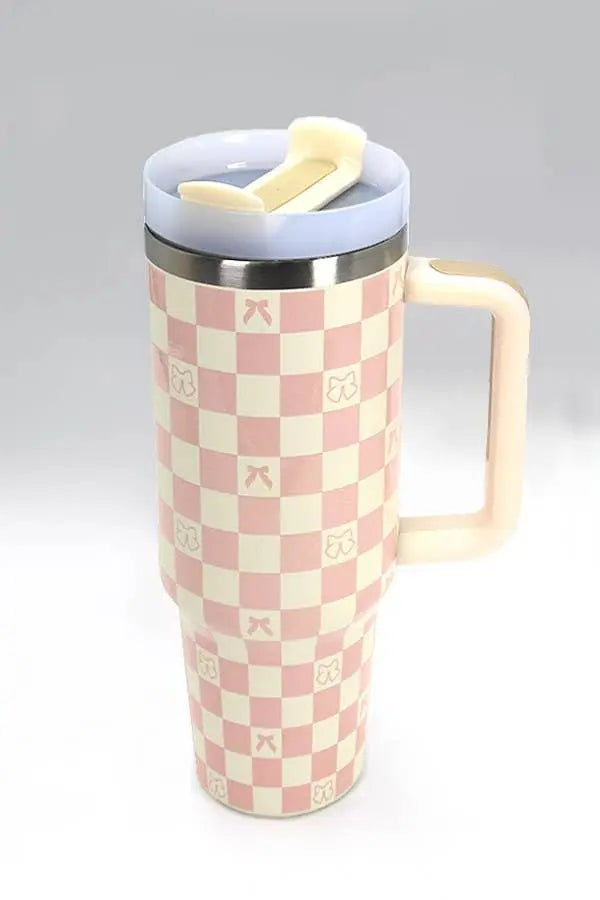 40oz Stainless Steel Tumbler Solid-Flower Pink JOSSLYN by Wall to Wall