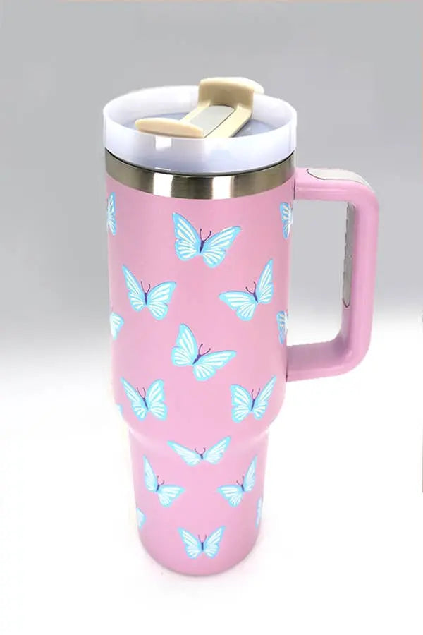 40oz Stainless Steel Tumbler Solid-Flower Pink JOSSLYN by Wall to Wall