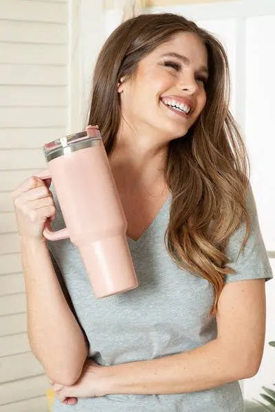 40oz Stainless Steel Tumbler Solid-Peach JOSSLYN by Wall to Wall