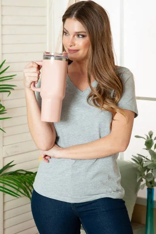 40oz Stainless Steel Tumbler Solid-Peach JOSSLYN by Wall to Wall