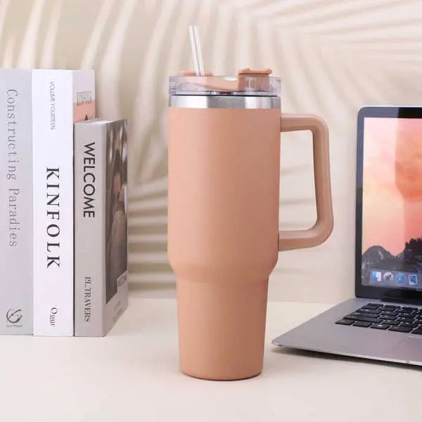 40oz Stainless Steel Tumbler Solid-Peach JOSSLYN by Wall to Wall