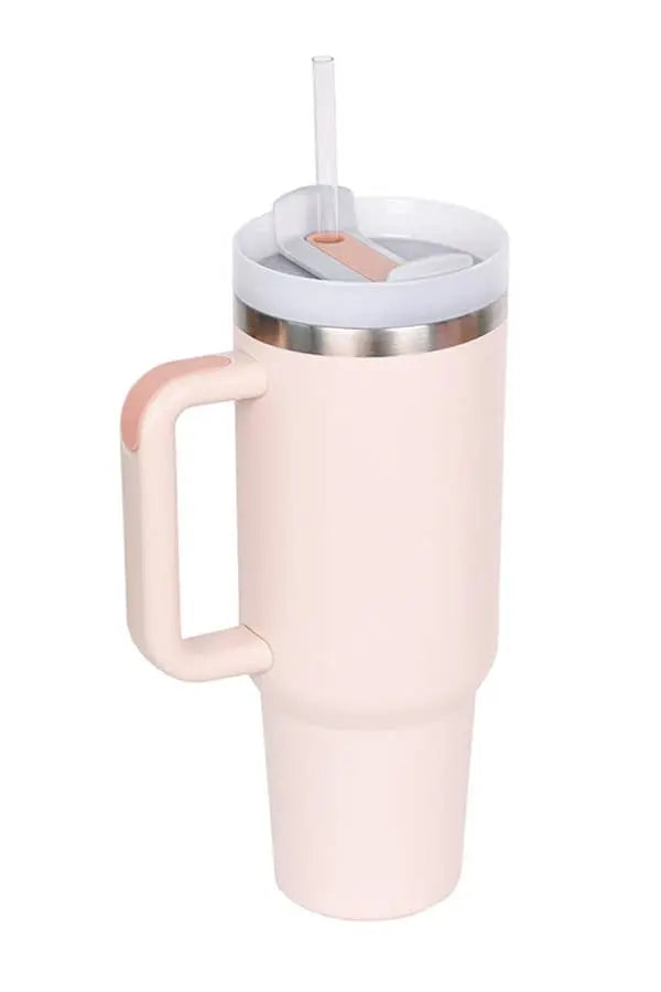 40oz Stainless steel Tumbler Solid-LIGHT PINK JOSSLYN by Wall to Wall