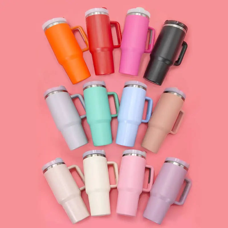 40oz Stainless steel Tumbler Solid-LIGHT PINK JOSSLYN by Wall to Wall