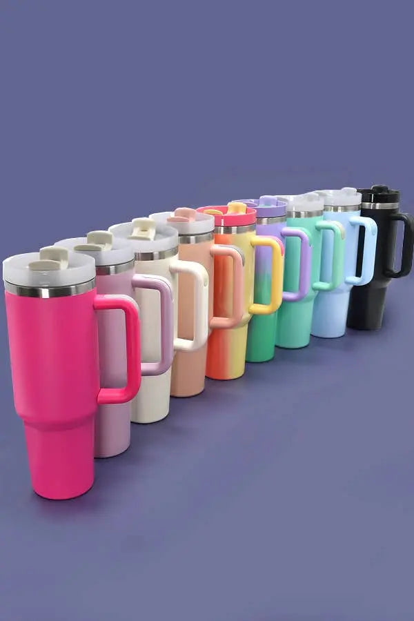 40oz Stainless steel Tumbler Solid-LIGHT PINK JOSSLYN by Wall to Wall