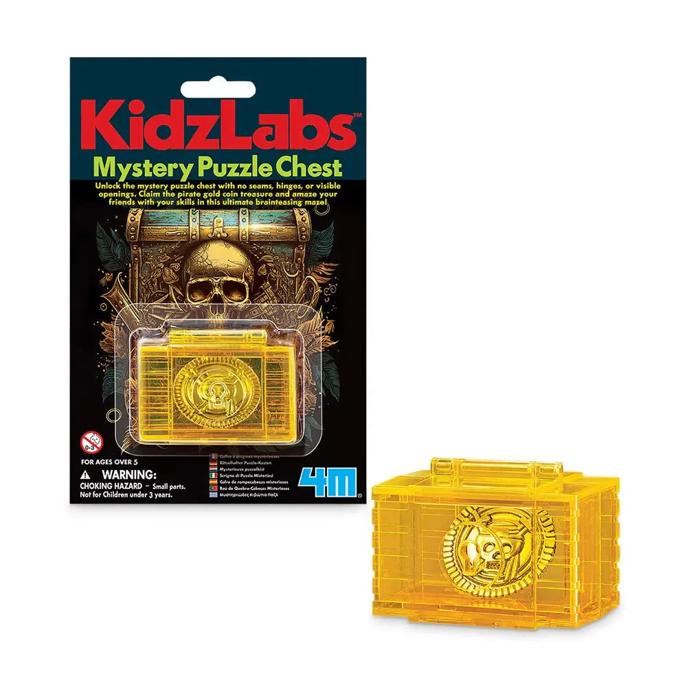 4M - KIDZLABS - MYSTERY PUZZLE CHEST Dam