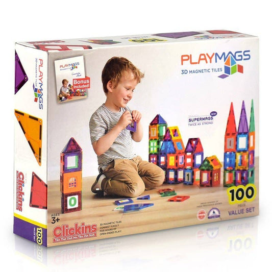 Playmags - 100 Piece Value Set
