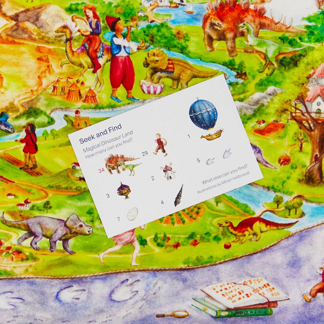 Sarah’s Silks - Dinotopia Seek & Find Playsilk
