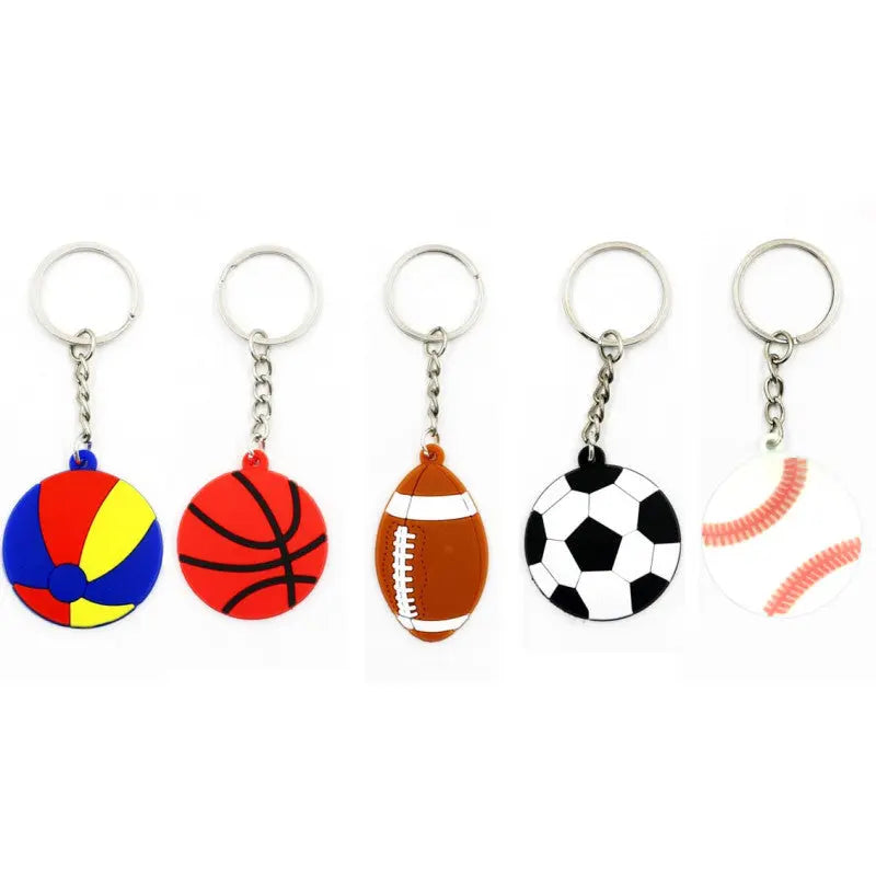 5 key rings - Sport cotillons Alsace