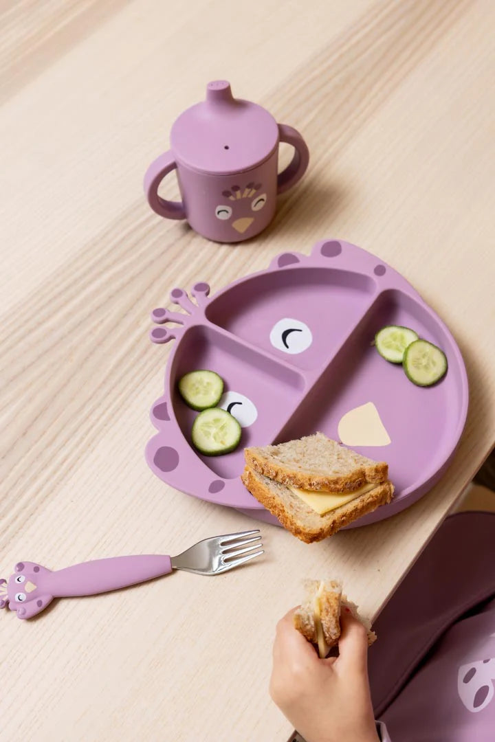 Silicone cutlery set 3-pack - Mrs. Peacock