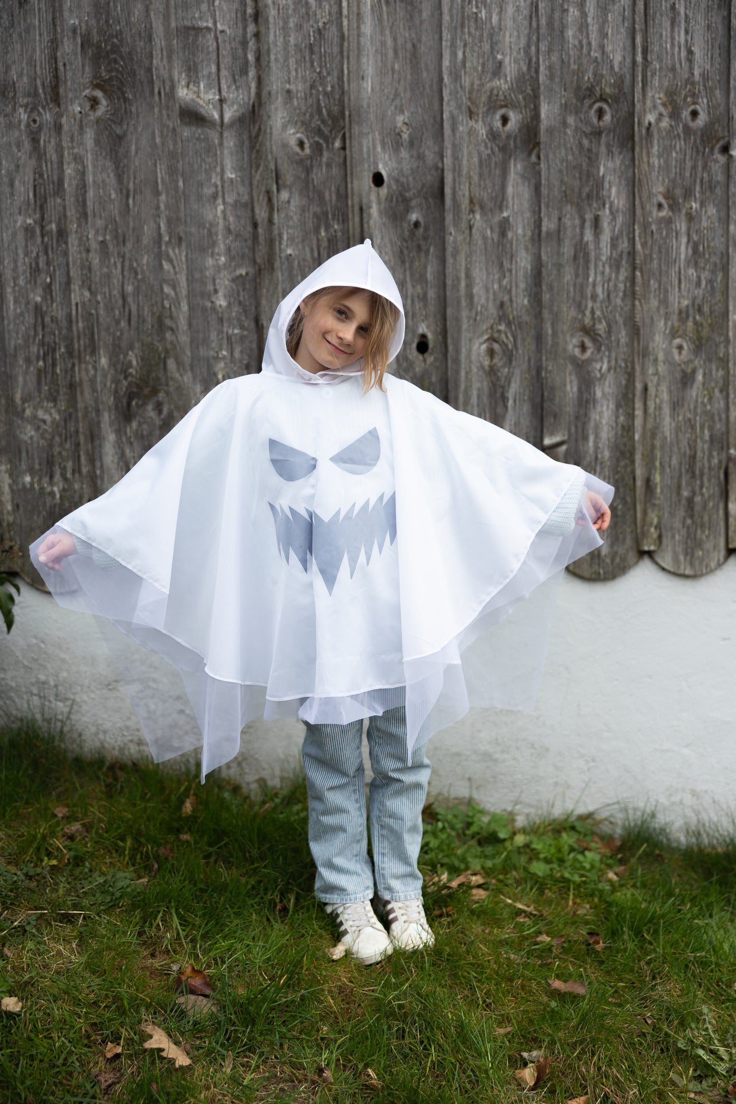 Evil Ghost Hooded Poncho