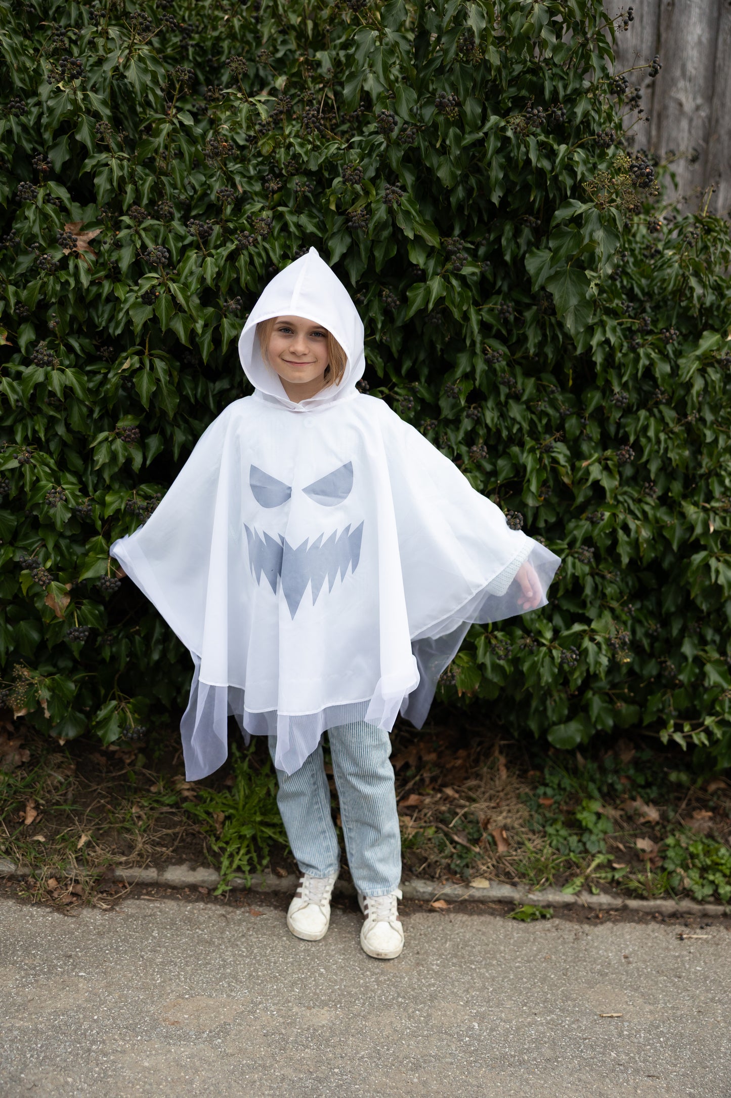 Evil Ghost Hooded Poncho