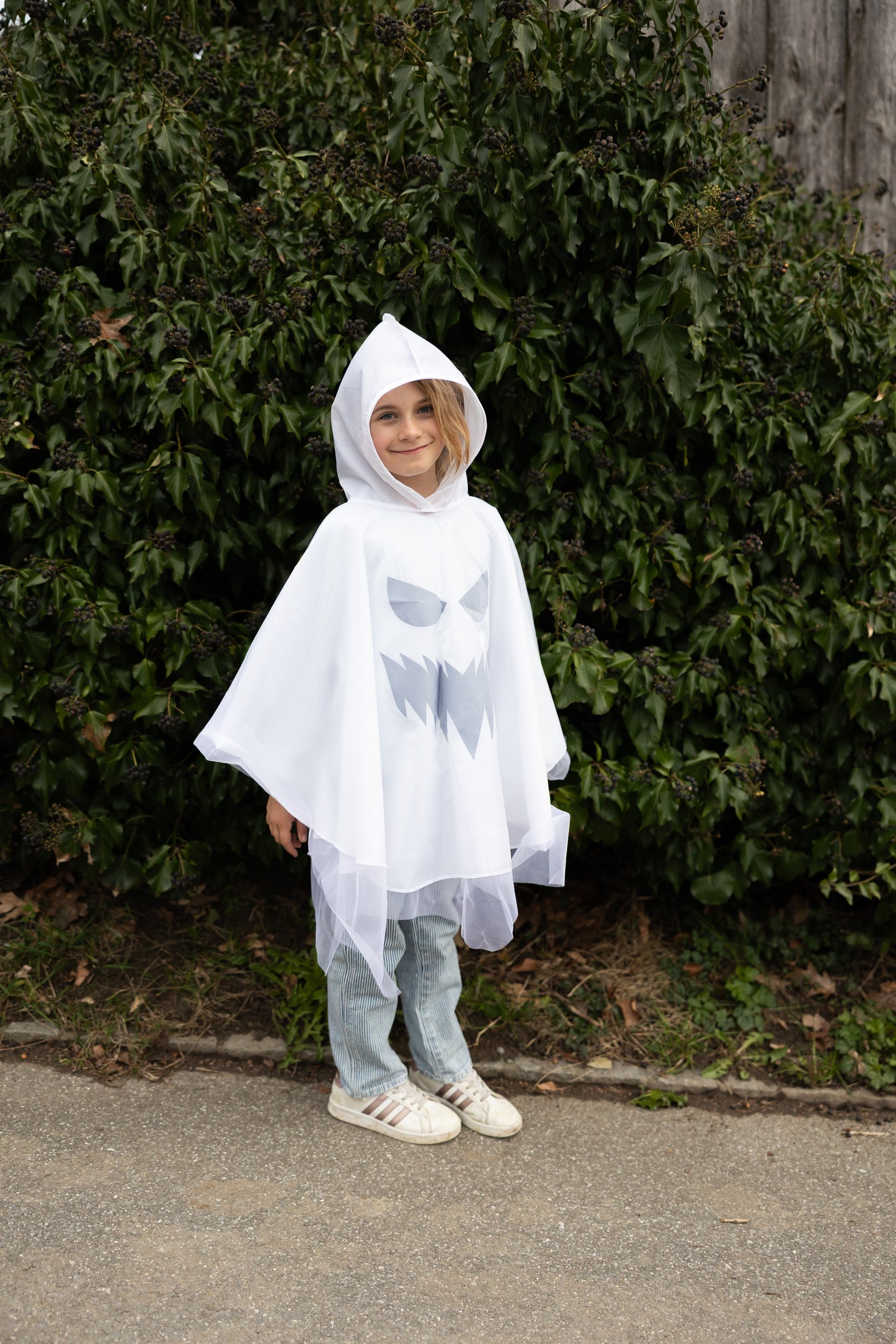Evil Ghost Hooded Poncho