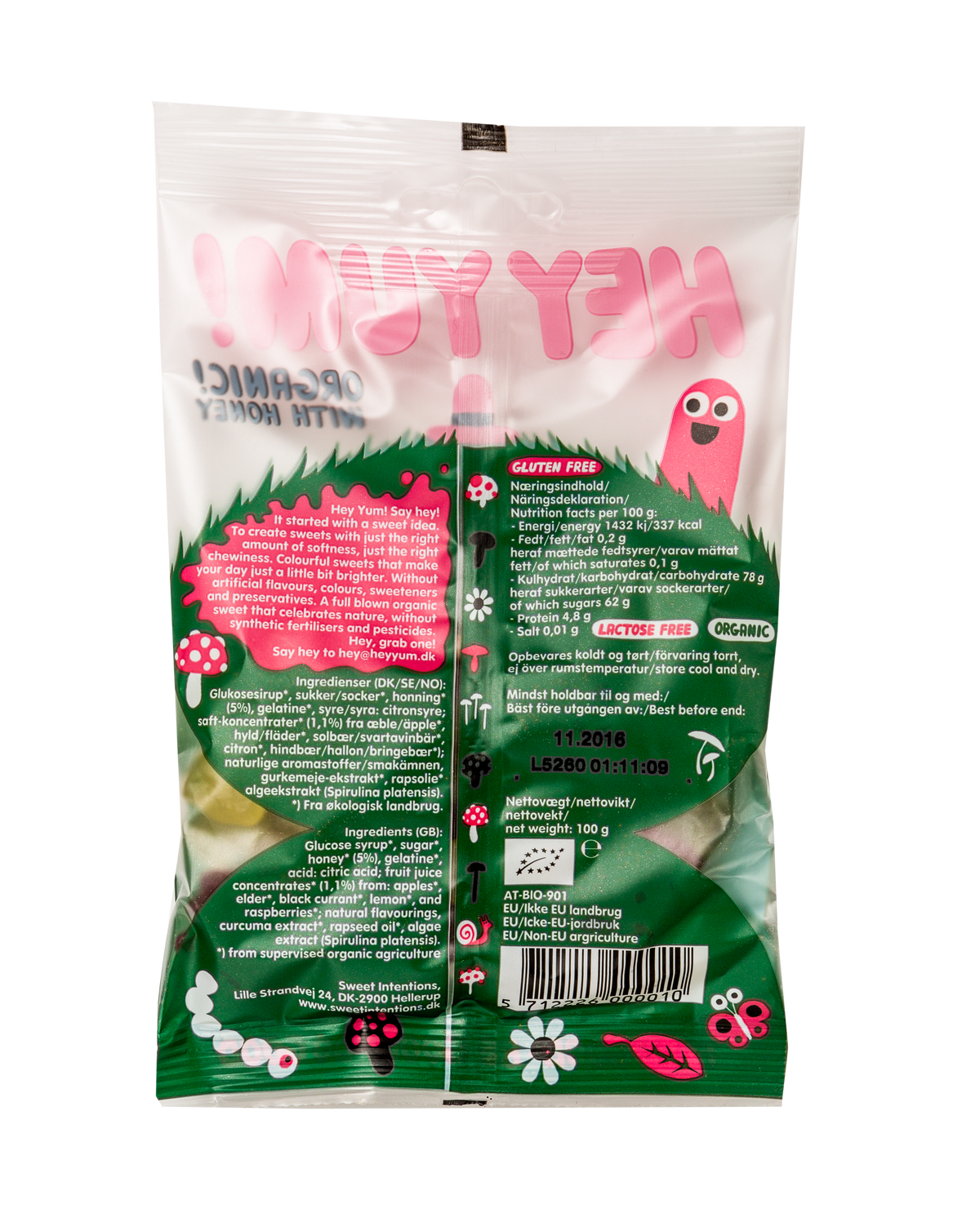 HEY YUM! - HEY YUM! Magic Forest - Organic Fruit Gums, 100 g