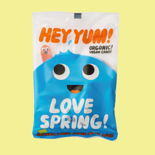 HEY YUM! - HEY YUM! Love Spring, Vegan Organic Fruit Gums,100g