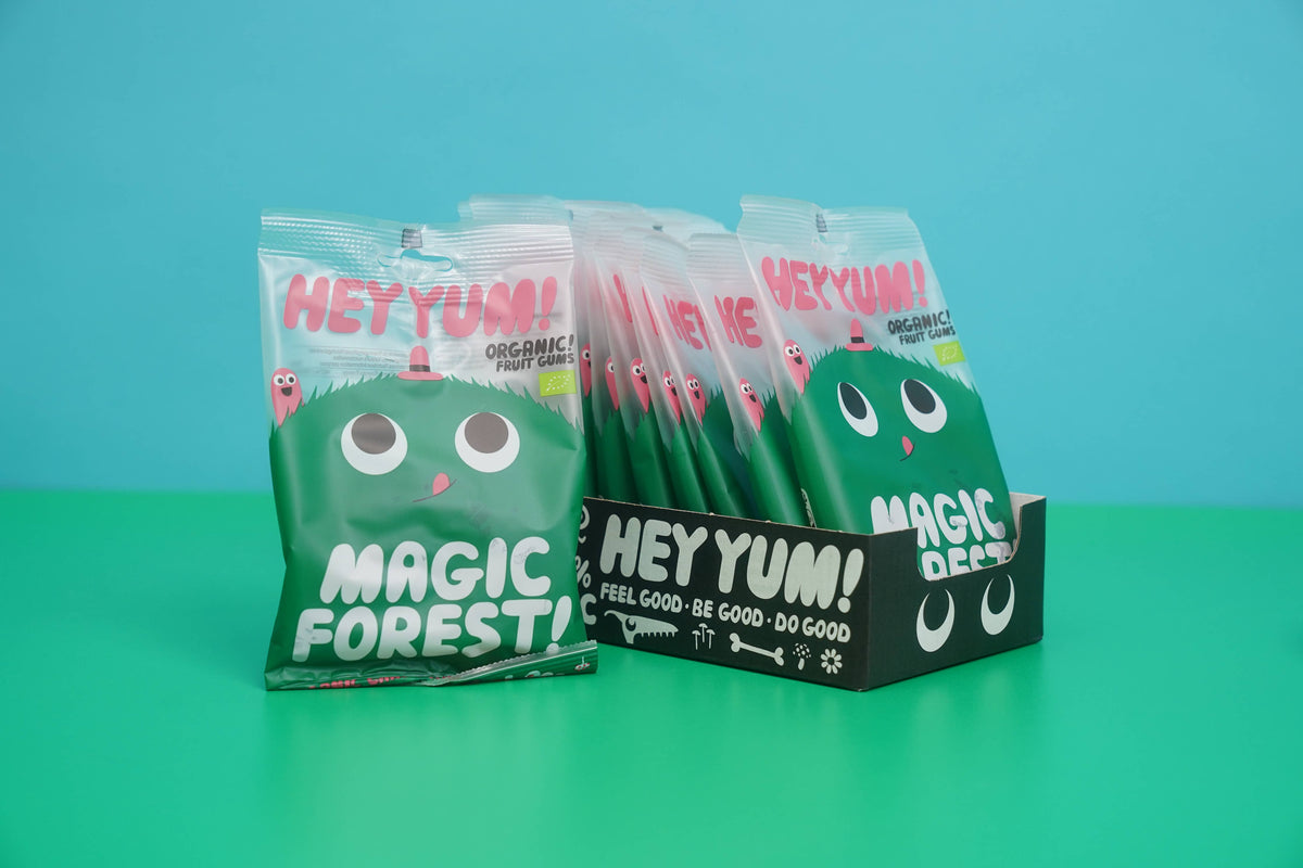 HEY YUM! - HEY YUM! Magic Forest - Organic Fruit Gums, 100 g