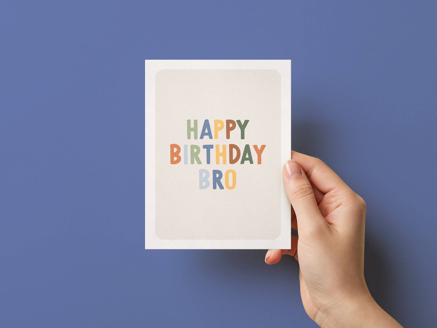 Happy Birthday Bro Greeting Card