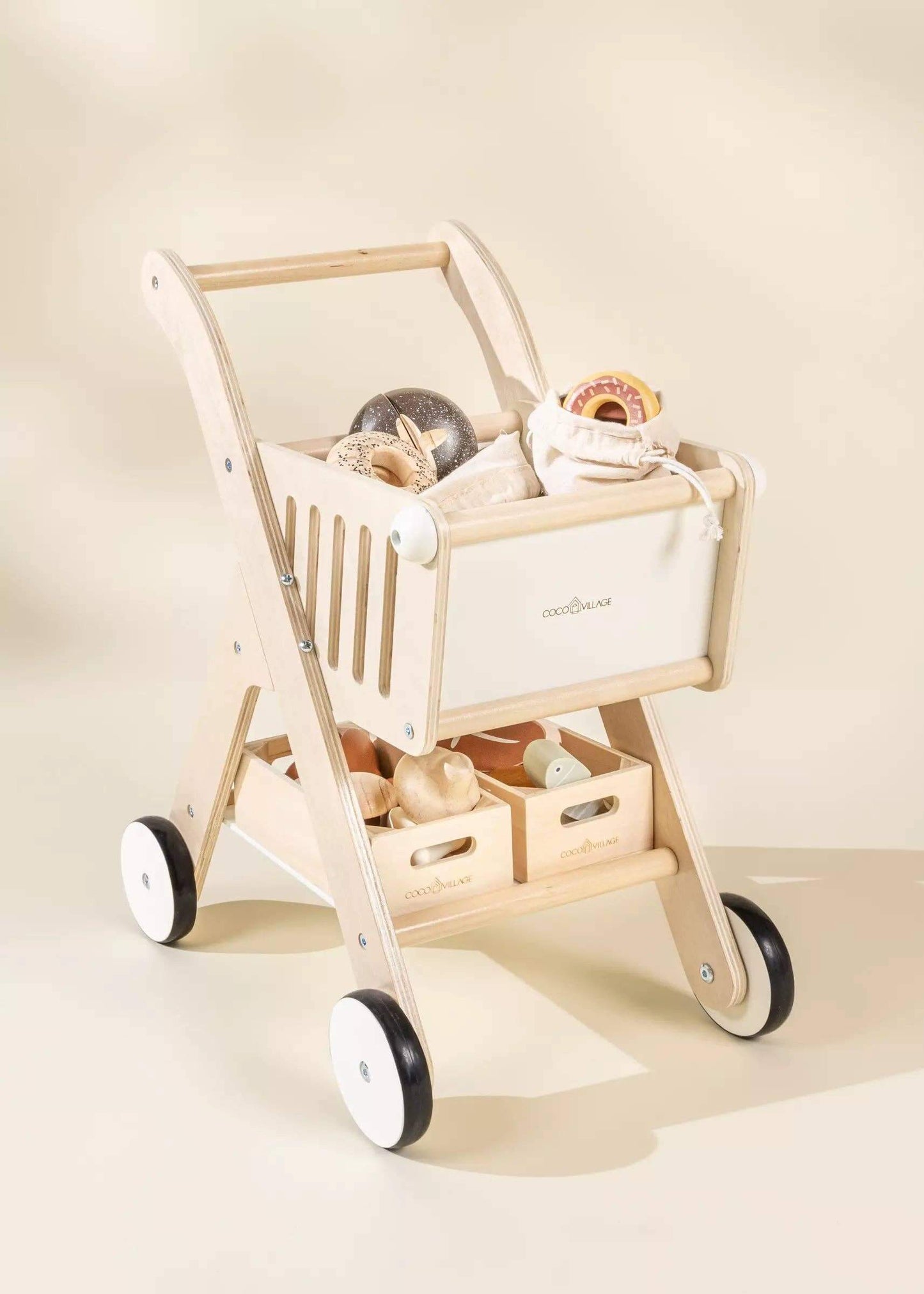 Wooden Shopping Cart