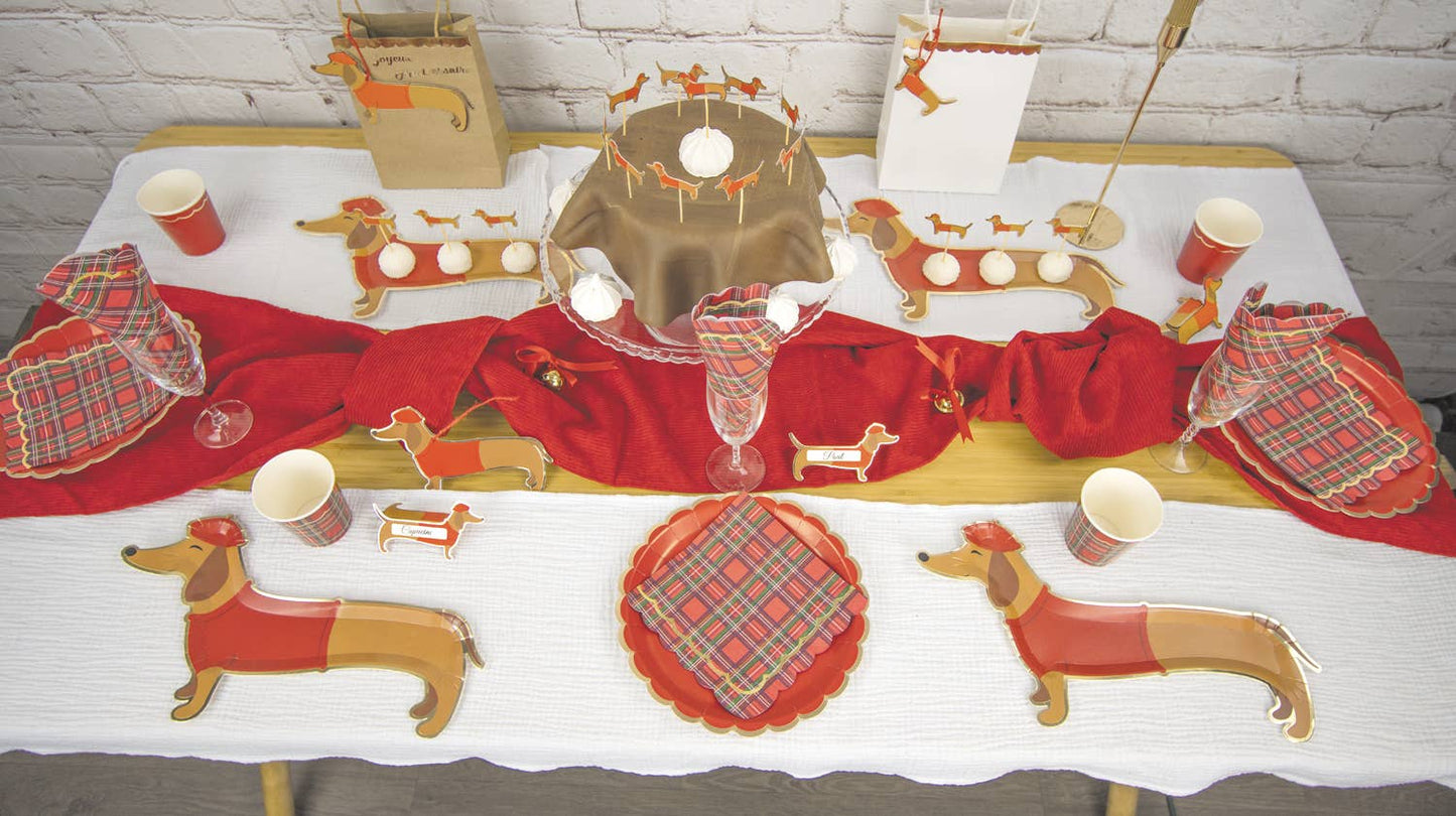 Tim&Puce Factory - DACHSHUND TRAYS 35CM X 2