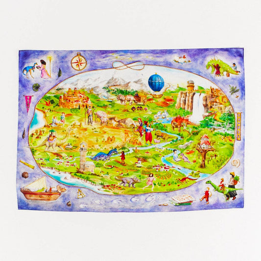 Sarah’s Silks - Dinotopia Seek & Find Playsilk