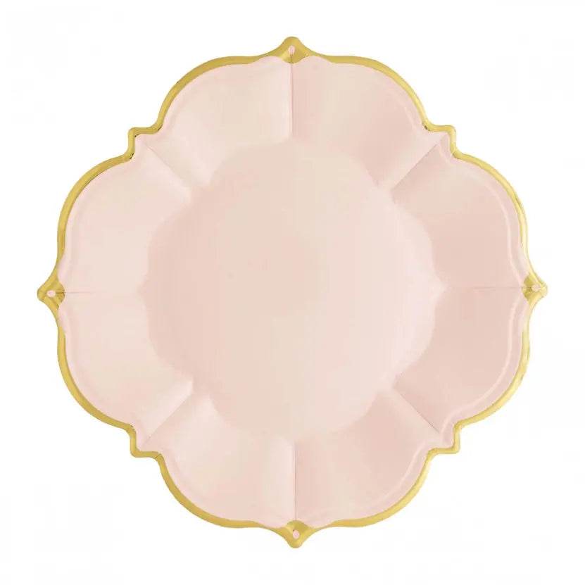 8 Blush Lunch Plates Eid Creations