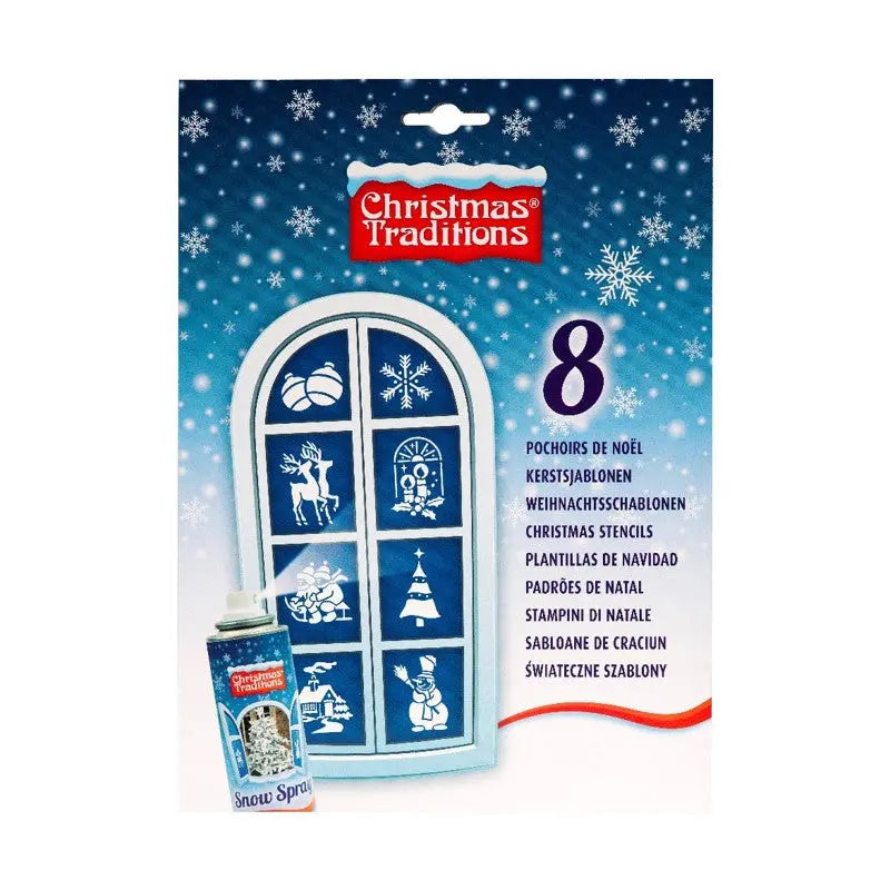 8 Christmas stencils paper Goodmark