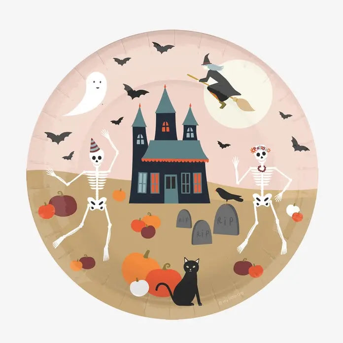 8 Halloween plates My Little Day