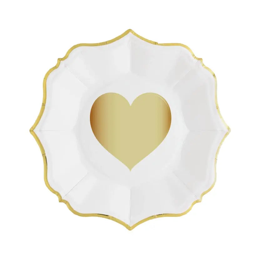 8 Love Dessert Plates White ok Eid Creations