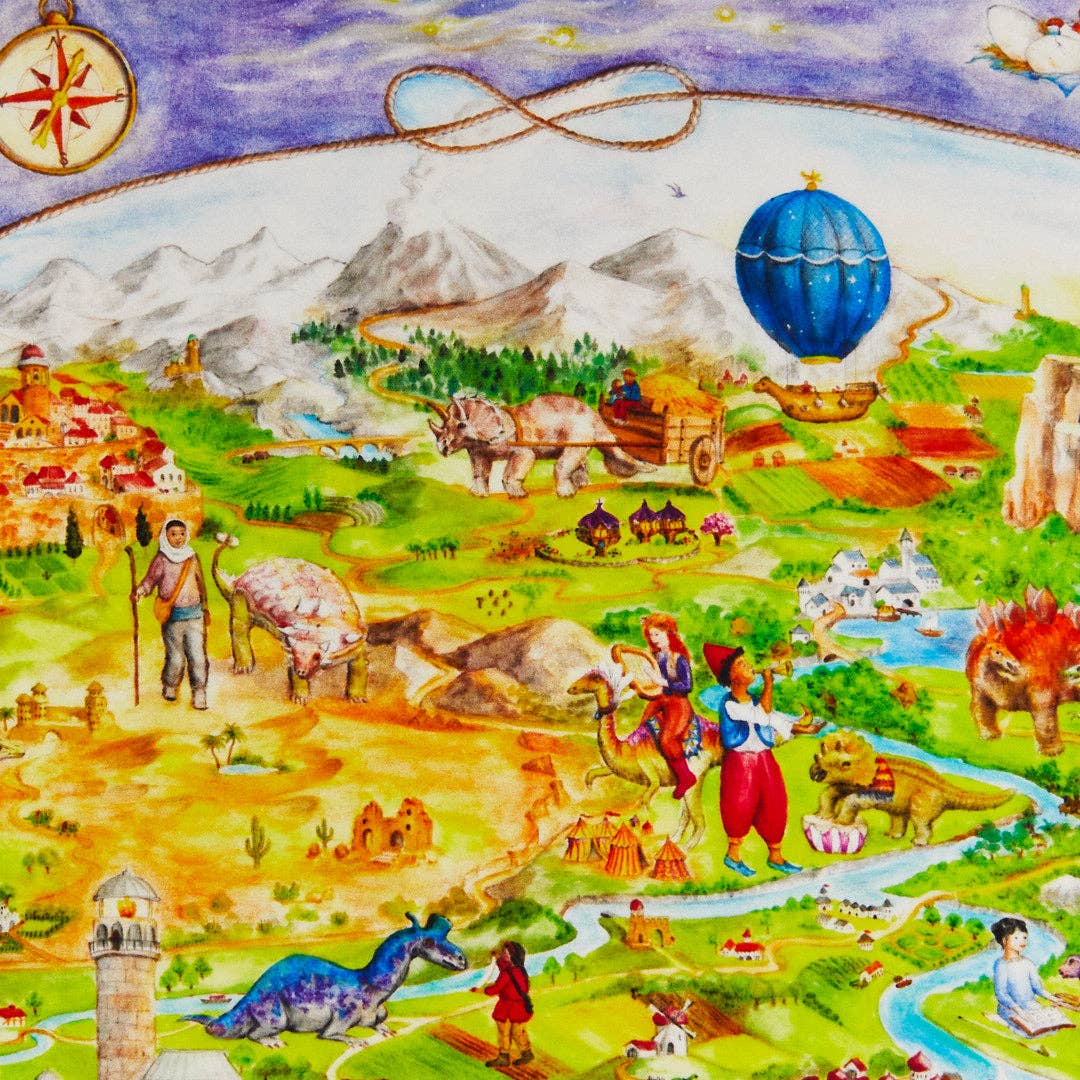 Sarah’s Silks - Dinotopia Seek & Find Playsilk