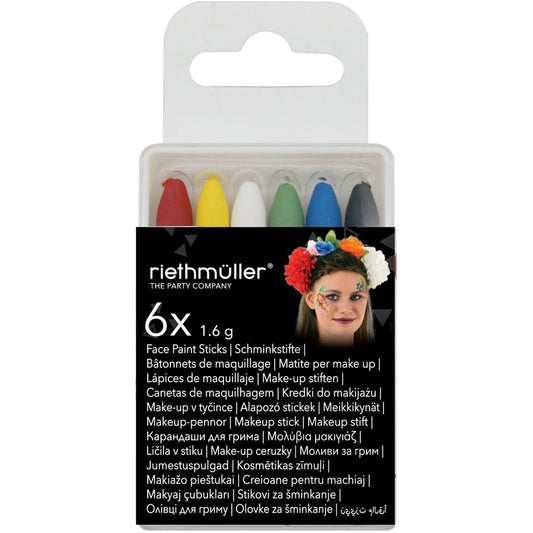 6 Make Up Sticks Halloween (Grease Crayons)